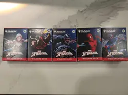 Magic the Gathering Spider-Man 2025 PAX West Welcome Deck Complete Set MTG SDCC - Image 1