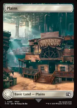 4x Plains #0295-Magic the Gathering-MTG-Final Fantasy-Near Mint-4x - Image 1