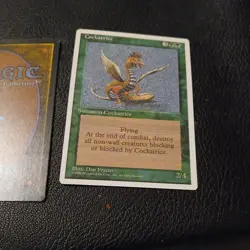 Vtg. 1993 MTG Cockatrice #189 Card Alpha Set Magic the Gathering Limited Edition - Image 3