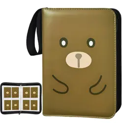 Trading Card Binder 4 Pocket，Fits 400 TCG MTG Cards with 50 Removable Sleeves... - Image 1