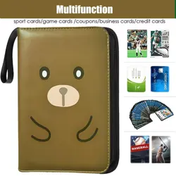 Trading Card Binder 4 Pocket，Fits 400 TCG MTG Cards with 50 Removable Sleeves... - Image 3