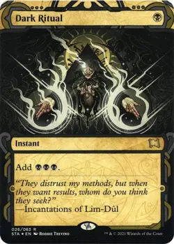 MTG Foil - Dark Ritual (Foil Etched) - 26 / NM / English - Image 1