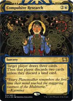 MTG Foil - Compulsive Research (Foil Etched) - 14 / NM / English - Image 1