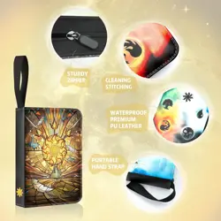 Trading Card Binder for MTG/YGO/PTCG/Game Cards, Holds 440 Cards,Premium Coll... - Image 4