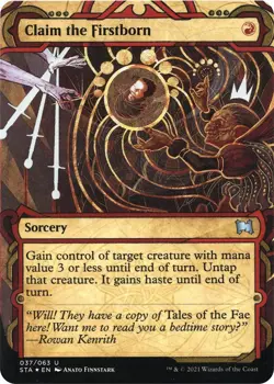 MTG Foil - Claim the Firstborn (Foil Etched) - 37 / NM / English - Image 1