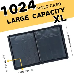 1000+ Pockets Trading Card Binder, 16-Pocket Card Ablum Compatible with MTG,S... - Image 3