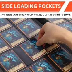 Premium Trading Card Binder for PKM TCG MTG Cards,Holds 1000+ Cards,16 -Pocke... - Image 3