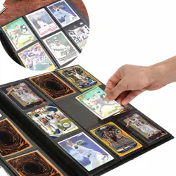 Trading Card Binder Holder, 9 Pockets Album Sleeves for Baseball Yugioh MTG C... - Image 4