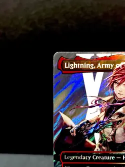 2025 MTG Final Fantasy LIGHTNING, ARMY OF ONE (Character Surge Foil) #0545 * NM - Image 3