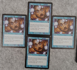 Daze Playset 4x - Nemesis - Magic the Gathering MTG - Moderately Played - Image 1