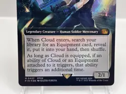 MTG Cloud, Mercenary of Midgar FOIL English Extended Art Final Fantasy - Image 3