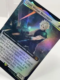 MTG Cloud, Mercenary of Midgar FOIL English Extended Art Final Fantasy - Image 4