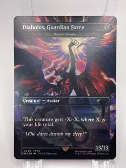 MTG Diabolos Guardian Force FOIL English Final Fantasy Store Championship - Image 1