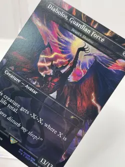 MTG Diabolos Guardian Force FOIL English Final Fantasy Store Championship - Image 4
