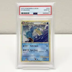 2023 Gyarados 007/034 Pokemon Classic Collection CLB Holo Pokemon Card PSA 10 - Image 1