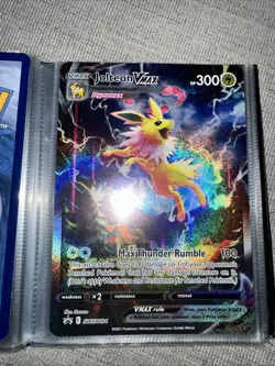 Jumbo Oversized POKEMON CARD LOT 37 Cards w/ Celebrations Binder VSTAR VMAX READ - Image 3