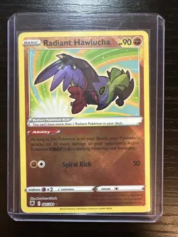 Radiant Hawlucha 081/189 Pokemon TCG Astral Radiance Radiant Rare NM - Image 1
