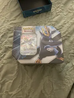 Pokemon TCG V Strikers Empoleon V Tin (5 Booster Packs) Empoleon Tin NEW/SEALED* - Image 1