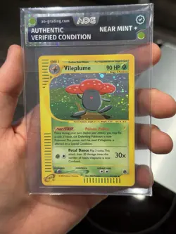 Pokemon Vileplume/Giflor 31/165 Holo Expedition 2002 E Reader NM AOG Swirl 🌀 - Image 1