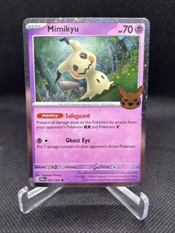 Mimikyu - (Cosmos Holo) 037/091 Trick or Trade 2024 Holo Pokemon - Image 1