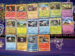 Pokemon TCG Clay Pokemon Lot 16 Cards - Image 1