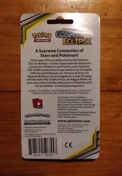 Pokemon TCG - Sun & Moon Cosmic Eclipse Booster Blister Pack Terrakion Promo - Image 2