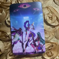 Zoey KPOP DEMON HUNTERS STAR Goddess Anime Holo ACG Card Happy - Image 2