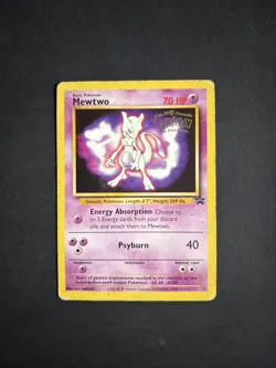 Pokemon TCG Mewtwo 3 Black Star Promo Card First Movie Edition, WOTC Stamped - Image 1