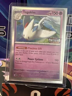 Pokemon Card Togekiss 038 Black Star Promo STAMPED Obsidian Flames Near Mint - Image 1