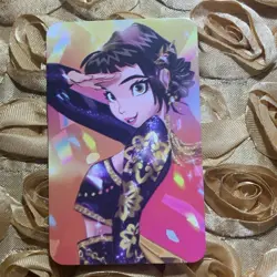 Zoey KPOP DEMON HUNTERS STAR Goddess Anime Holo ACG Card Sweet Manga - Image 1