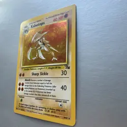 Pokemon Card Kabutops 9/62 Fossil Unlimited Holo Rare - Image 2