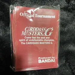 Card Game Trading Card Official Tournament Sleeve Red Ultra Rare Limited - Image 1