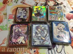 Trading Card Sleeve Set for Card Games Various Designs - Image 1