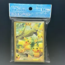 Pokemon Pikachu 6 Card Set Deck Sleeves Official Pokemon Center - Image 2