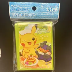 Pokemon Pikachu 6 Card Set Deck Sleeves Official Pokemon Center - Image 5