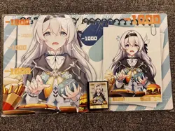 Dojin Sleeve Playmat Honkai Star Rail Hotaru Trading Card Game - Image 1