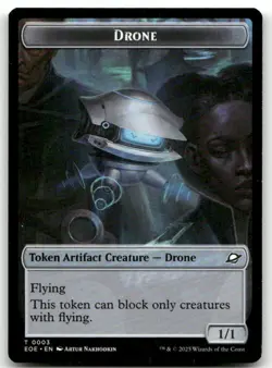 Robot / Drone Double-Sided Token - Edge of Eternities MTG NM - Image 2