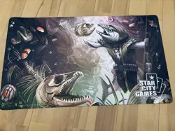 MTG Playmat Star City Games Big Magic Parody Original Art Used - Image 1
