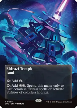 MTG Foil - Eldrazi Temple (0059) (Borderless) - 59 / NM / English - Image 1