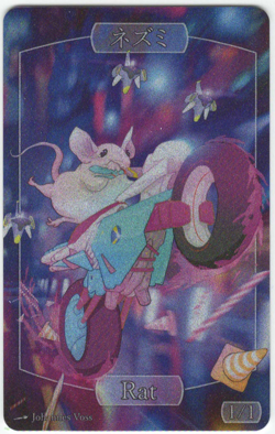1x Sparkly Rat Token by Johannes Voss MTG Near Mint - Image 1