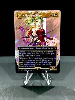 2025 MTG Final Fantasy TERRA, HERALD OF HOPE (Character Surge Foil) #0212 * NM - Image 1