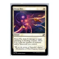 4X Focus Fire #18 Regular Common Instant MTG 25 Edge of Eternities 4X - Image 1