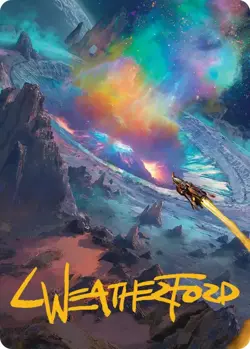 MTG Meteor Crater Art Card (Gold-Stamped Signature) - 45 / English / Near Mint - Image 1