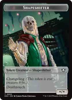 MTG Foil - Shapeshifter // Golem (0013) Double-Sided Token - 2 // 13 / NM / Engl - Image 1