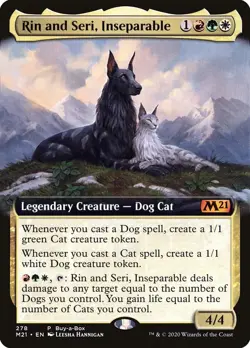 MTG Foil - Rin and Seri, Inseparable - 278 / NM / English - Image 1