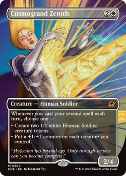 MTG Foil - Cosmogrand Zenith (Borderless) - 304 / NM / English - Image 1