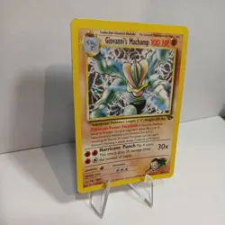 Giovanni's Machamp 6/132 Gym Challenge 2000 Pokemon TCG Holo rare - Image 3