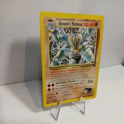 Giovanni's Machamp 6/132 Gym Challenge 2000 Pokemon TCG Holo rare - Image 4
