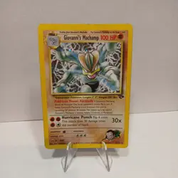 Giovanni's Machamp 6/132 Gym Challenge 2000 Pokemon TCG Holo rare - Image 5