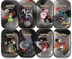 Pokemon Black Bolt & White Flare Unova Mini Tin - Set of 8 - Sealed Brand New - Image 1